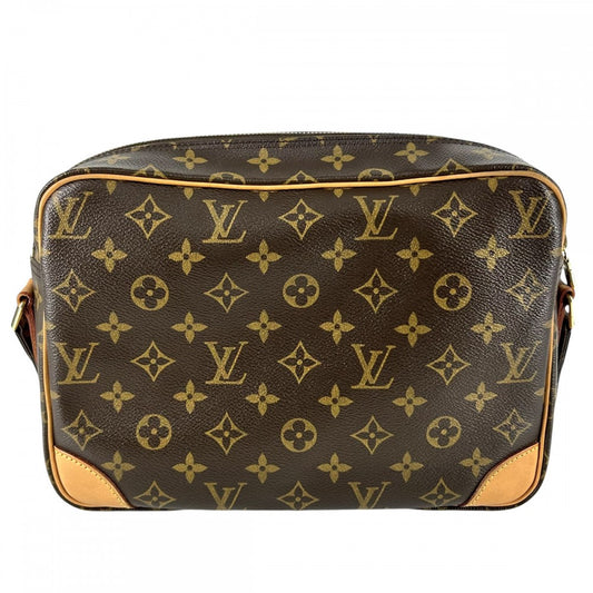 LOUIS VUITTON ルイヴィトン ショルダーバッグ ナイル M45244 モノグラムキャンバス ブラウン 茶 ゴールド金具 レディース【中古品】