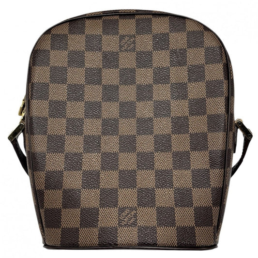 【開店SALE】 LOUIS VUITTON ルイヴィトン ショルダーバッグ イパネマPM 鞄 かばん N51294 ダミエキャンバス ブラウン 茶 ゴールド金具 レディース【中古品】