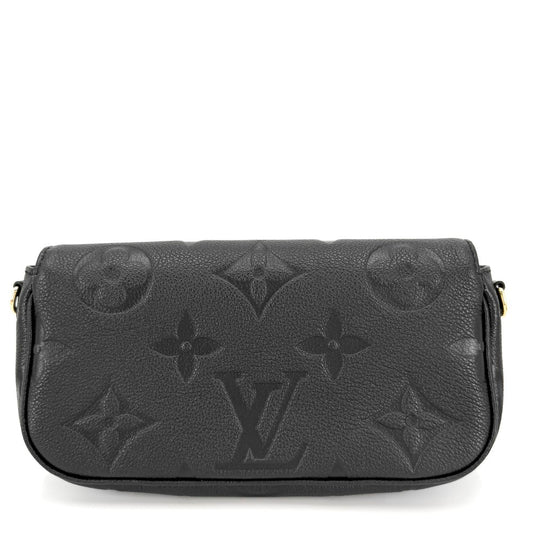 LOUIS VUITTON ルイヴィトン ショルダーバッグ モノグラムアンプラント ウォレット オン チェーン・アイビー 2WAY ブラック 黒 M82154 ノワール ゴールド金具 レディース【中古品】
