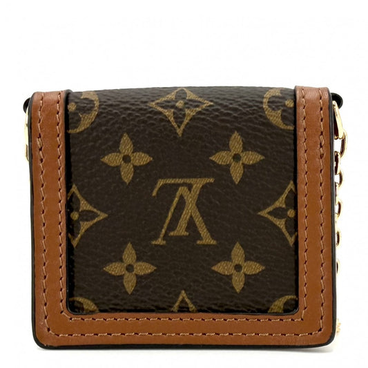 LOUIS VUITTON ルイヴィトン ショルダーバッグ マイクロ・ドーフィーヌ チェーンショルダー マイクロバッグ M80250 ブラウン 茶 ゴールド金具 レディース【中古品】