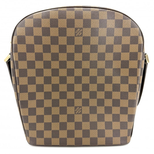 LOUIS VUITTON ルイヴィトン ショルダーバッグ ダミエ イパネマGM N51292 ブラウン 茶 ゴールド金具 レディース【中古品】