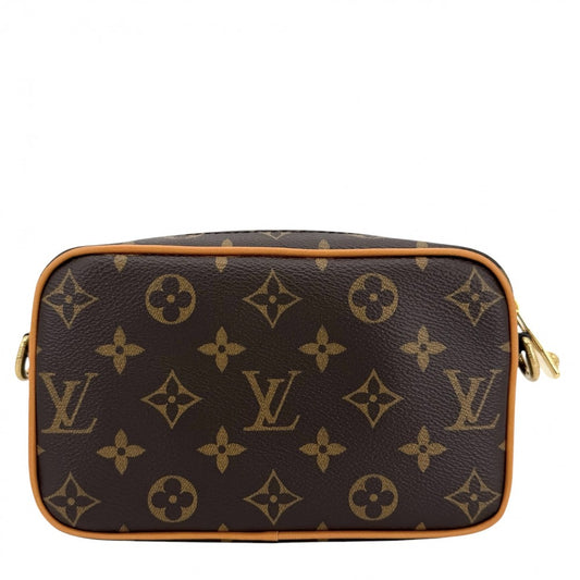 LOUIS VUITTON ルイヴィトン ショルダーバッグ モノグラムアーカイブ トロカデロ ウェアラブル ウォレット M14058 ブラウン 茶 ゴールド金具 メンズ【中古品】
