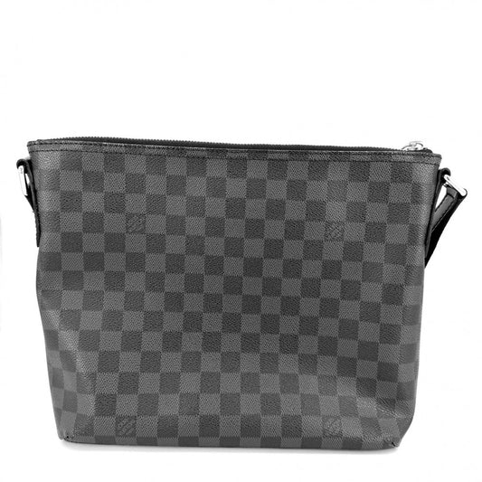 LOUIS VUITTON ルイヴィトン ショルダーバッグ ダミエグラフィット ミックPM N41211 ブラック 黒 シルバー金具 メンズ【中古品】