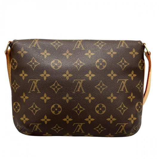 LOUIS VUITTON ルイヴィトン ショルダーバッグ ミュゼット・タンゴ ロング M51388 モノグラムキャンバス ブラウン 茶 ゴールド金具 レディース【中古品】