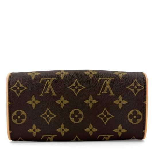【開店SALE】 LOUIS VUITTON ルイヴィトン 2WAY モノグラム ポシェットツインPM ウエストポーチ ショルダーバッグ Pochett Twin M51854 ブラウン 茶 ゴールド金具 レディース【中古品】