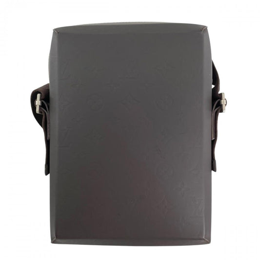 LOUIS VUITTON ルイヴィトン ショルダーバッグ モノグラムグラセ ボビー M46520 カーフ ブラウン 茶 シルバー金具 メンズ【中古品】