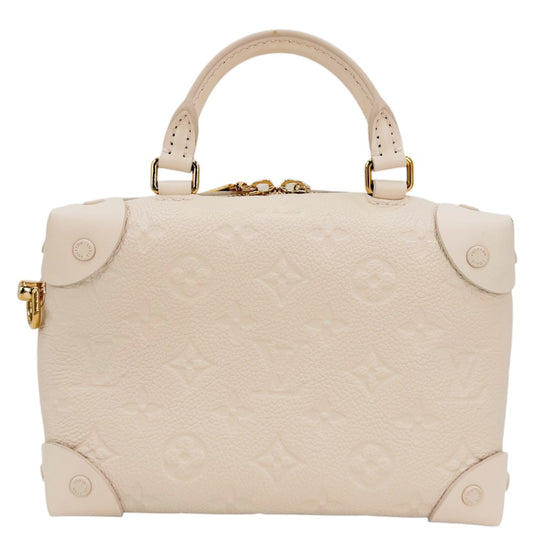 LOUIS VUITTON ルイヴィトン 2WAY プティットマル ハンドバッグ ショルダーバッグ M45394 モノグラムアンプラント クレーム ゴールド金具 レディース【中古品】