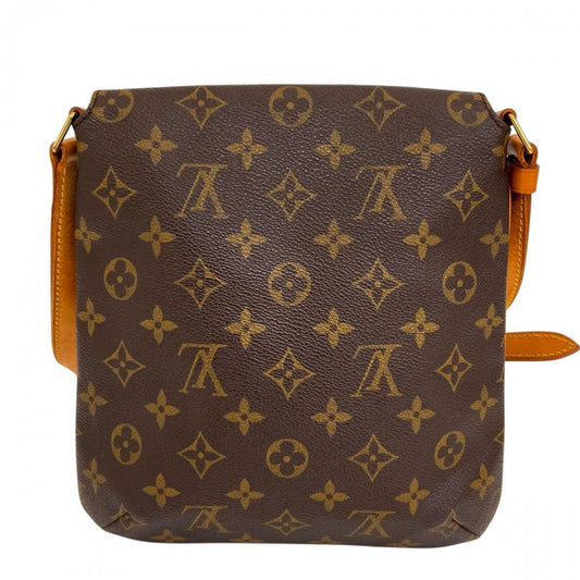 LOUIS VUITTON ルイヴィトン ショルダーバッグ ミュゼット・サルサ M51258 モノグラムキャンバス ブラウン 茶 ゴールド金具 レディース【中古品】