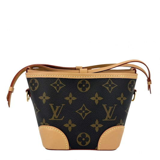LOUIS VUITTON ルイヴィトン ショルダーバッグ ノエ パース M57099 モノグラムキャンバス ブラウン 茶 ゴールド金具 レディース【中古品】