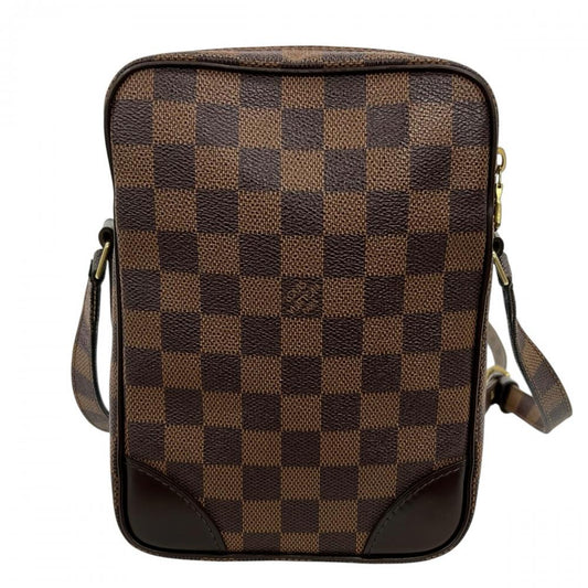 LOUIS VUITTON ルイヴィトン ショルダーバッグ ダミエ アマゾン スペシャルオーダー N48074 ダミエキャンバス レザー ブラウン 茶 ゴールド金具 レディース【中古品】
