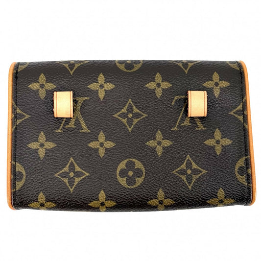 LOUIS VUITTON ルイヴィトン ウエストバッグ ポシェットフロランティーヌ ボディバッグ ウエストポーチ M51855 モノグラムキャンバス ブラウン 茶 ゴールド金具 レディース【中古品】