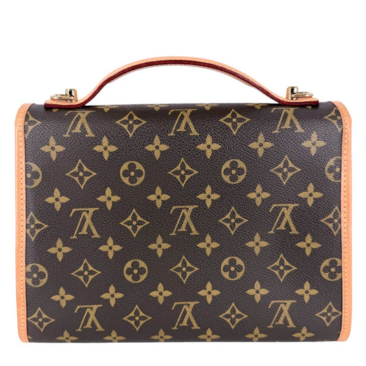 LOUIS VUITTON ルイヴィトン 2WAY ベルエア ハンドバッグ ショルダーバッグ M51122 モノグラムキャンバス ブラウン 茶 ゴールド金具 レディース【中古品】