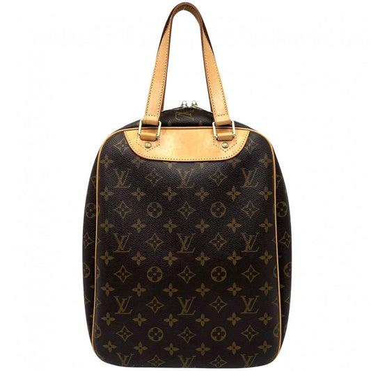 【開店SALE】 LOUIS VUITTON ルイヴィトン ハンドバッグ モノグラム エクスキュルシオン シューズバッグ 鞄 かばん M41450 ブラウン 茶 ゴールド金具 レディース【中古品】
