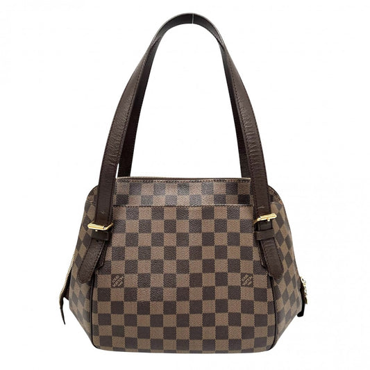 【開店SALE】 LOUIS VUITTON ルイヴィトン ハンドバッグ ダミエ ベレムMM N51174 ダミエキャンバス ブラウン 茶 ゴールド金具 レディース【中古品】