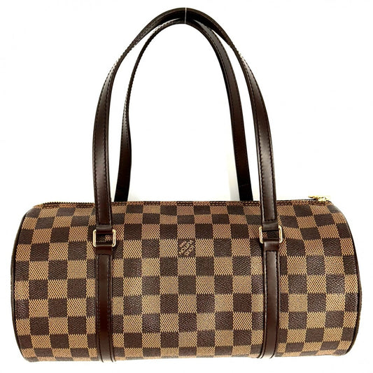 【開店SALE】 LOUIS VUITTON ルイヴィトン ハンドバッグ パピヨン30 N51303 ダミエキャンバス ブラウン 茶 ゴールド金具 レディース【中古品】