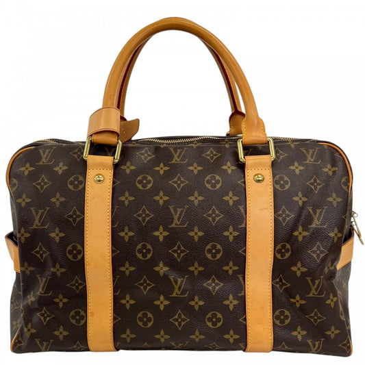 LOUIS VUITTON ルイヴィトン ボストンバッグ キャリーオール M40074 モノグラムキャンバス ブラウン 茶 ゴールド金具 メンズ【中古品】