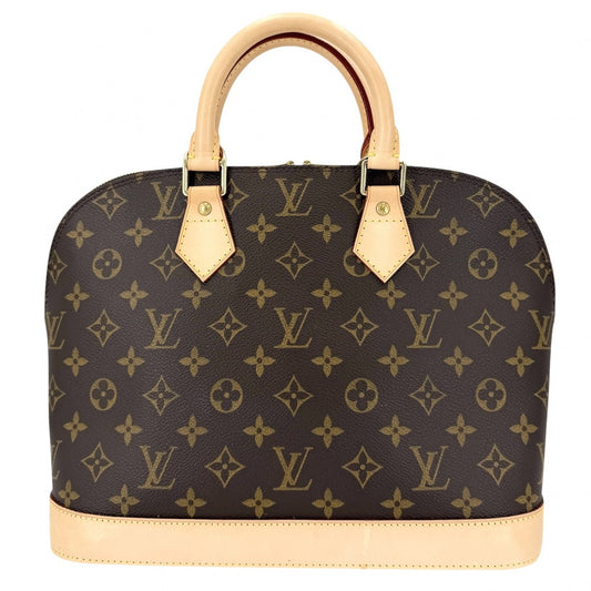LOUIS VUITTON ルイヴィトン ハンドバッグ アルマPM Alma ブラウン 茶 M51130 モノグラムキャンバス ゴールド金具 レディース【中古品】