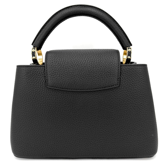 【開店SALE】 LOUIS VUITTON ルイヴィトン 2WAY LV×TM カプシーヌBB ハンドバッグ ショルダーバッグ 村上隆コラボ M13832 トリヨンレザー ブラック 黒 マルチカラー ゴールド金具 レディース【中古品】