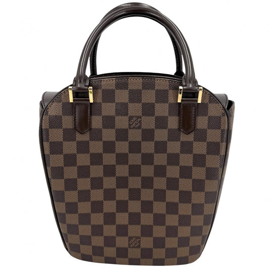 LOUIS VUITTON ルイヴィトン ハンドバッグ サリアソー N51284 ダミエキャンバス ブラウン 茶 ゴールド金具 レディース【中古品】