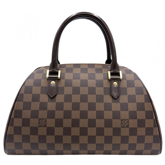 LOUIS VUITTON ルイヴィトン ハンドバッグ リベラMM ミニボストンバッグ N41434 ダミエキャンバス ブラウン 茶 ゴールド金具 レディース【中古品】