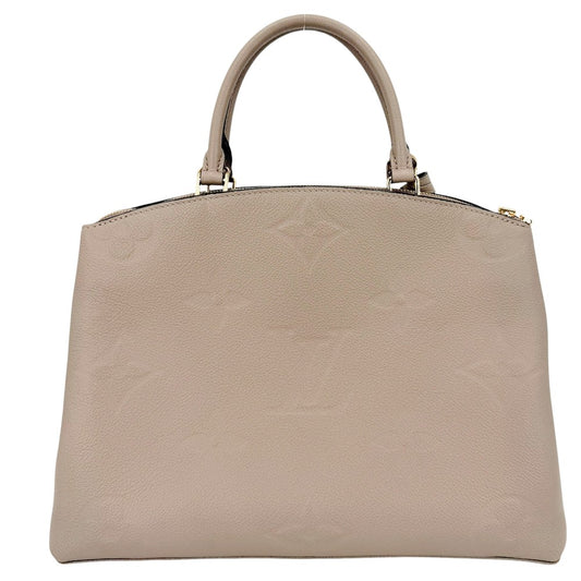LOUIS VUITTON ルイヴィトン 2WAY グラン パレMM ハンドバッグ ショルダーバッグ ベージュ M45833 モノグラムアンプラント トゥルトレールクレーム ゴールド金具 レディース【中古品】