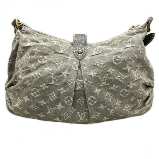 LOUIS VUITTON ルイヴィトン ショルダーバッグ スライトリー 2WAY M95834 ライトブルー ゴールド金具 レディース【中古品】
