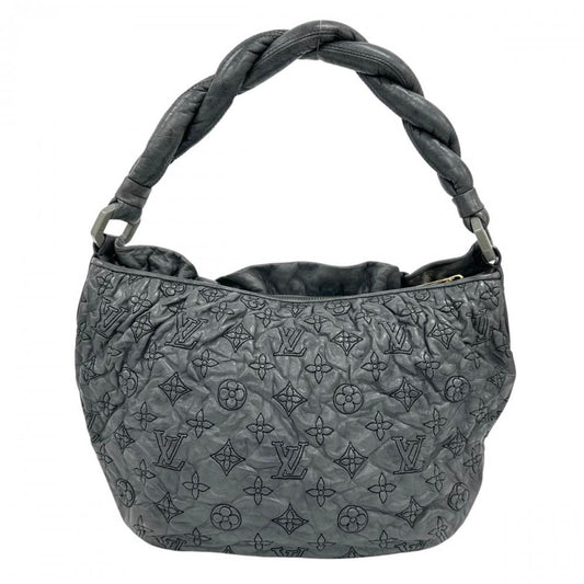 LOUIS VUITTON ルイヴィトン ショルダーバッグ モノグラムオランプ ニンブスPM M95475 ラムスキン グレー ゴールド金具 レディース【中古品】