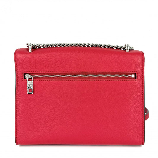 LOUIS VUITTON ルイヴィトン ショルダーバッグ チェーン マイロックミ―BB M51419 レザー レッド 赤 シルバー金具 レディース【中古品】