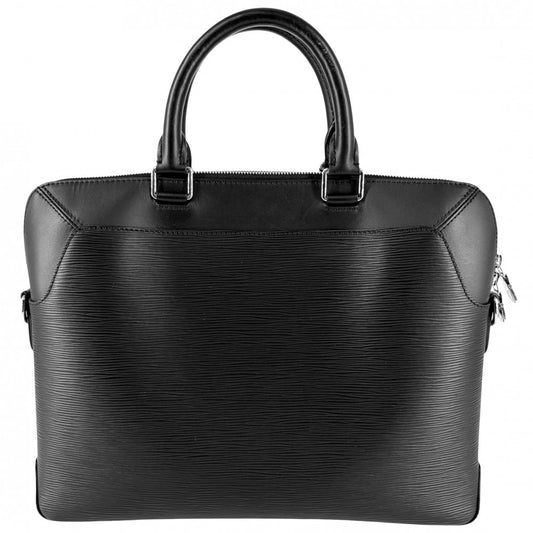 LOUIS VUITTON ルイヴィトン 2WAY オリバー ハンドバッグ ブリーフケース ショルダーバッグ ビジネスバッグ M51689 エピレザー ブラック 黒 シルバー金具 メンズ【中古品】