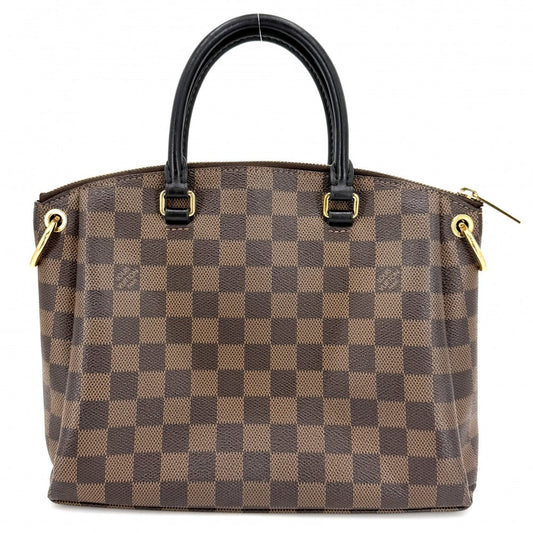 【開店SALE】 LOUIS VUITTON ルイヴィトン 2WAY ダミエ オデオントートPM ハンドバッグ ショルダーバッグ ブラウン 茶 N45282 ゴールド金具 レディース【中古品】