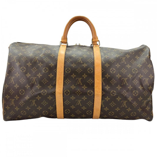 LOUIS VUITTON ルイヴィトン ボストンバッグ 2WAY ショルダーバッグ キーポルバンドリエール55 旅行バッグ メンズ レディース M41414 モノグラムキャンバス ブラウン 茶 ゴールド金具 ユニセックス【中古品】