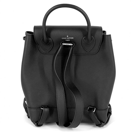 LOUIS VUITTON ルイヴィトン リュック ロックミー・バックパック M41815 レザー ブラック 黒 シルバー金具 レディース【中古品】