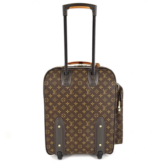【開店SALE】 LOUIS VUITTON ルイヴィトン キャリーバッグ トロリー50ボスフォール トランク スーツケース トラベルバッグ キャリーケース M23259 モノグラムキャンバス ブラウン 茶 ゴールド金具 ユニセックス【中古品】