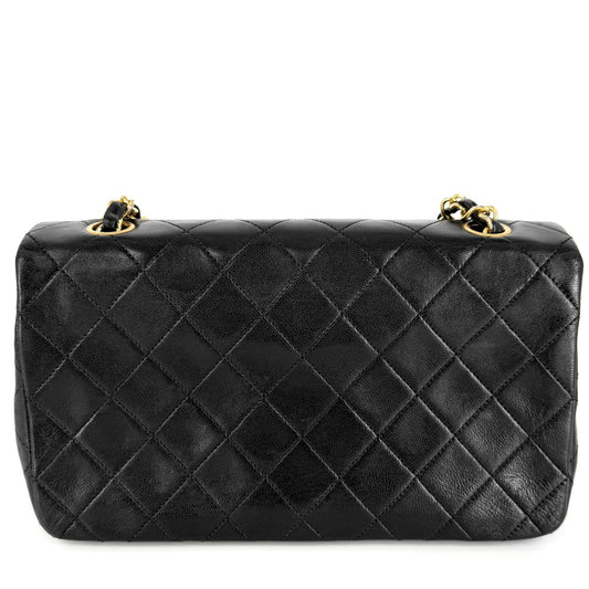 CHANEL シャネル ショルダーバッグ マトラッセ23 ココマーク チェーン フルフラップ ラムスキン ブラック 黒 ゴールド金具 レディース【中古品】