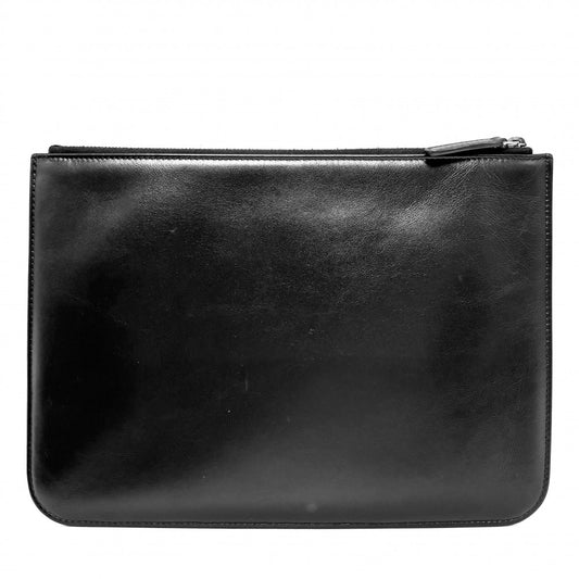 CHANEL シャネル クラッチバッグ ドーヴィル ココマーク セカンドバッグ レザー ブラック 黒 ゴールド×シルバー金具 レディース【中古品】