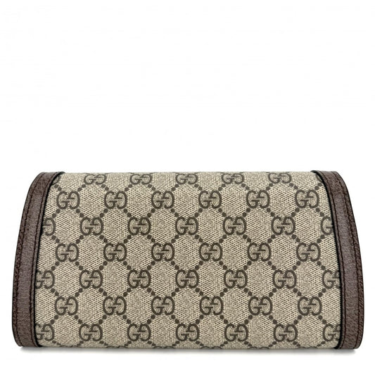 GUCCI グッチ チェーンウォレット ブロンディ ショルダーバッグ ポシェット 725215 GGスプリームキャンバス レザー ベージュ ゴールド金具 レディース【中古品】