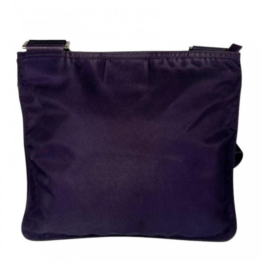 PRADA プラダ ショルダーバッグ ナイロン パープル 紫
シルバー金具 レディース【中古品】