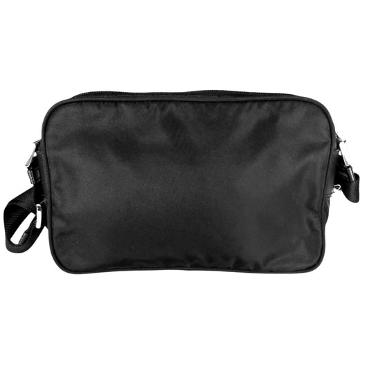 【開店SALE】 PRADA プラダ ショルダーバッグ Re-Nylon サフィアーノ 三角ロゴ 1BC167 ナイロン ブラック 黒 シルバー金具 ユニセックス【中古品】