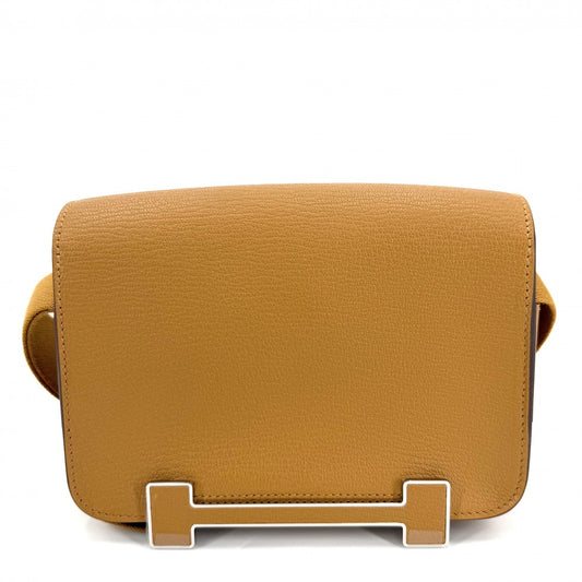 HERMES エルメス ショルダーバッグ ゲタ K刻印 レザー ブラウン系 シルバー金具 レディース 2025年【中古品】
