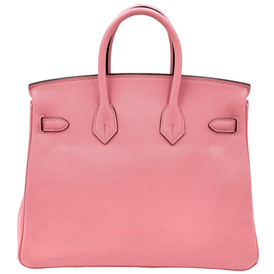 HERMES エルメス ハンドバッグ バーキン25 内縫い 鞄 かばん D刻印 スイフト ピンク ゴールド金具 レディース 2019年【中古品】