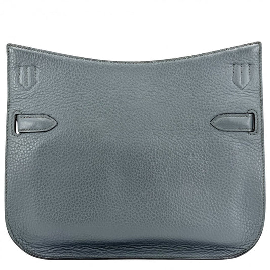 HERMES エルメス ショルダーバッグ ジプシエール28 □Q トリヨン ブルー系 シルバー金具 レディース 2013年【中古品】