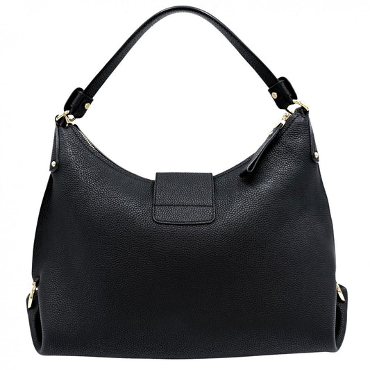 【開店SALE】 Salvatore Ferragamo サルヴァトーレフェラガモ ハンドバッグ ガンチーニ ワンハンドバッグ レザー ブラック 黒 ゴールド金具 レディース【中古品】