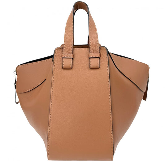 LOEWE ロエベ 2WAY ハンモックバッグ ショルダーバッグ ハンドバッグ トートバッグ レザー 387.30.S35 カーフ ブラウン 茶 シルバー金具 レディース【中古品】