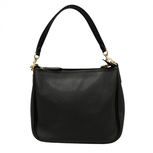 COACH コーチ ショルダーバッグ ケリー キーホルダー付き CC435 レザー ブラック 黒 ゴールド金具 レディース【中古品】