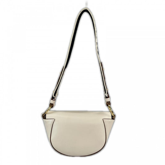 Stella McCartney ステラマッカートニー ショルダーバッグ ミニ マーリー ロゴバッグ 700083W8542 合成皮革 ホワイト 白 ゴールド金具 レディース【中古品】