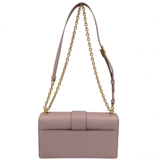 【開店SALE】 Christian Dior クリスチャンディオール ショルダーバッグ 30 モンテーニュ イーストウエスト 30 Montaigne East-West CDロゴ カーフ ピンク ゴールド金具 レディース【中古品】