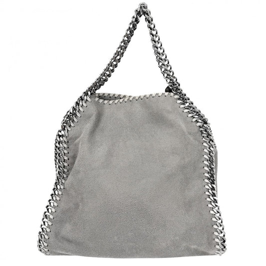 【開店SALE】 Stella McCartney ステラマッカートニー 2WAY ファラベラ ミニ トートバッグ ショルダーバッグ ハンドバッグ 371223 レザー グレー シルバー金具 レディース【中古品】