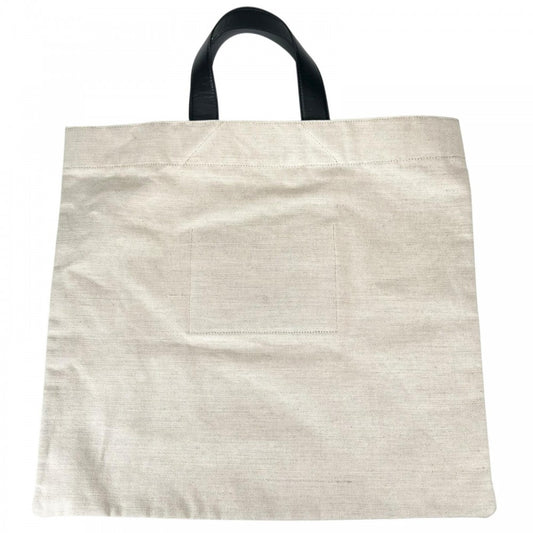 JIL SANDER ジルサンダー トートバッグ キャンバス アイボリー その他金具 メンズ【中古品】