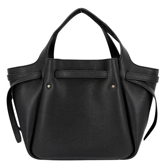 Tory Burch トリーバーチ 2WAY ロミースモールトートバッグ ハンドバッグ ショルダーバッグ 164866 レザー ブラック 黒 ゴールド金具 レディース【中古品】