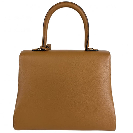 DELVAUX デルヴォー 2WAY デルヴォー ブリヨンMM ハンドバッグ ショルダーバッグ DELVAUX レザー ブラウン 茶 ゴールド金具 レディース【中古品】